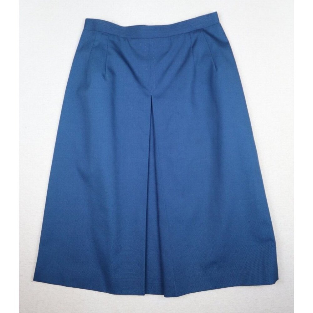 VINTAGE 70s WOMEN'S BLUE A-LINE SKIRT - RUSS - SIZE 2XS